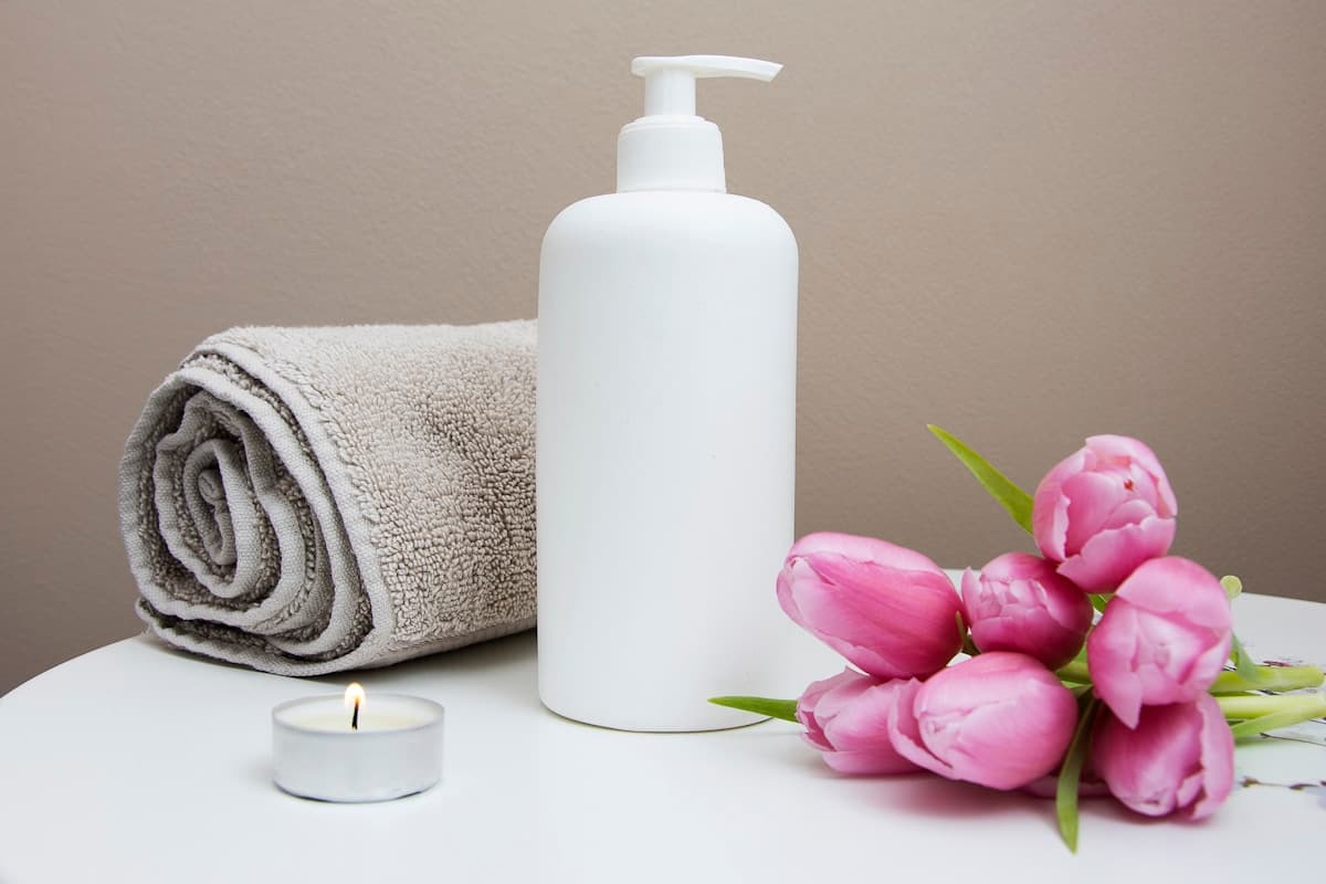 A calm spa treatment room